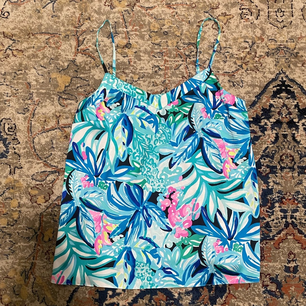 Lilly Pulitzer strappy blouse